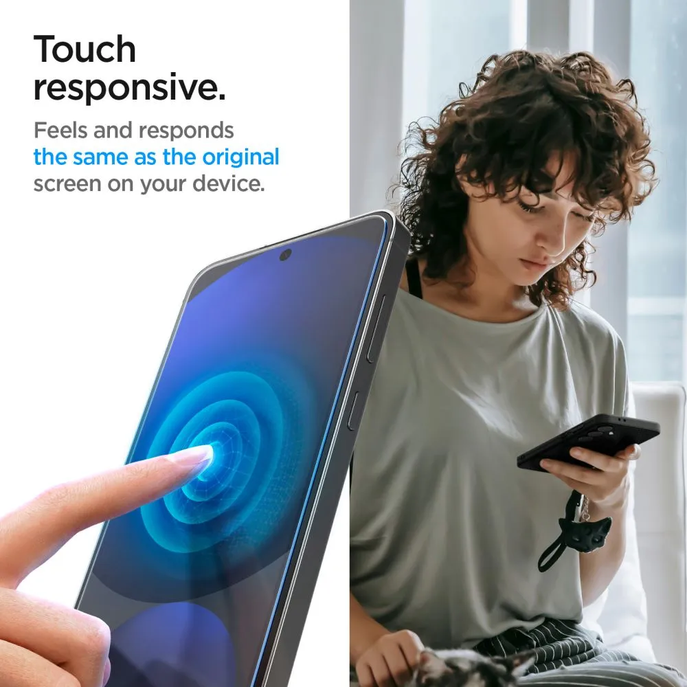 Samsung Galaxy A56 5G skärmskydd  SPIGEN GLAS.TR ”EZ FIT” 2-PACK