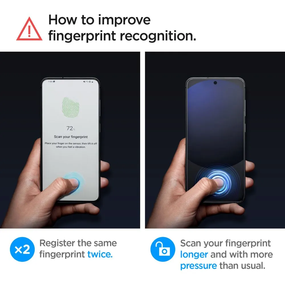 Samsung Galaxy A56 5G skärmskydd  SPIGEN GLAS.TR ”EZ FIT” 2-PACK