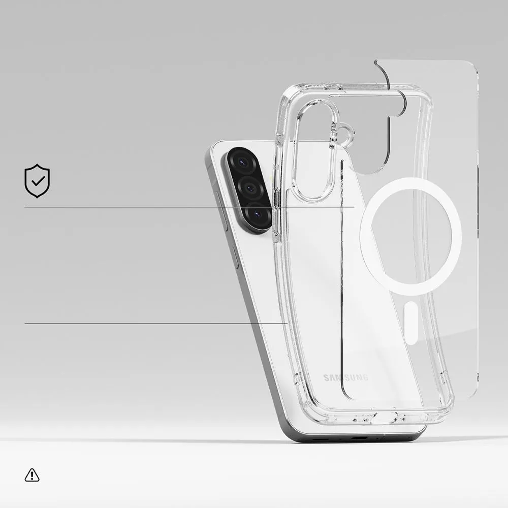 Samsung Galaxy A56 5G case transparent RINGKE FUSION MAGNETIC MAGSAFE