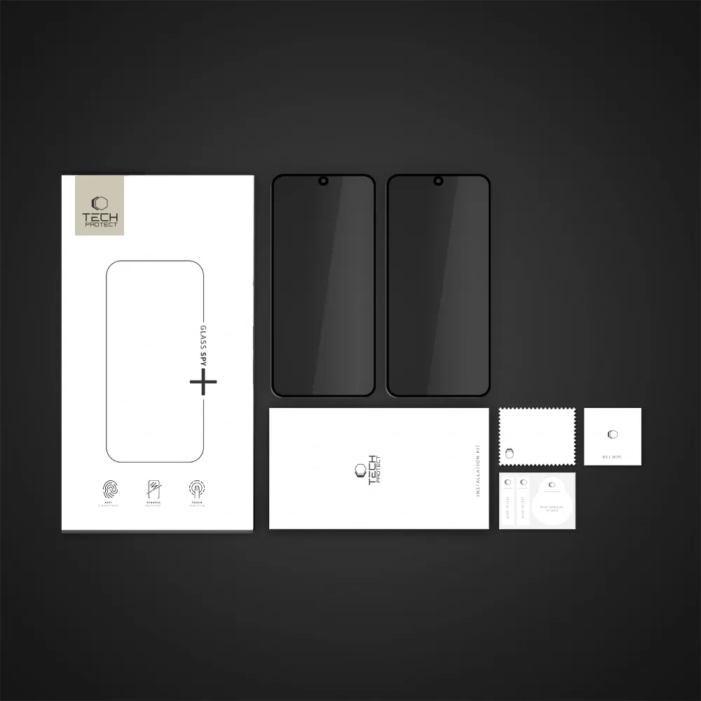 Samsung Galaxy A56 5G skärmskydd TECH-PROTECT GLASS SPY+ 2-PACK