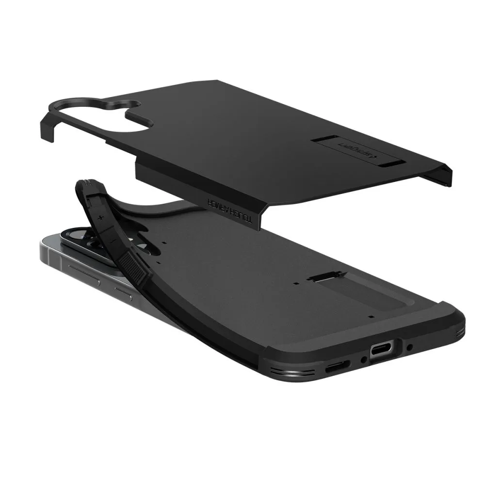 Samsung Galaxy A56 5G dėklas Juoda SPIGEN TOUGH ARMOR