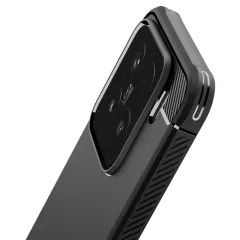 Xiaomi 15 чехол черный SPIGEN RUGGED ARMOR