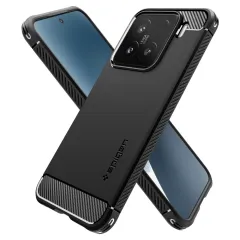 Xiaomi 15 чехол черный SPIGEN RUGGED ARMOR