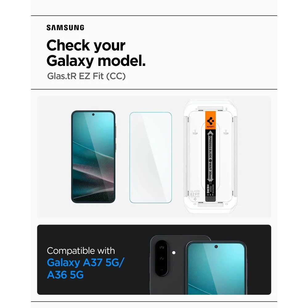 Samsung Galaxy A36 5G Screen Protector SPIGEN GLAS.TR ”EZ FIT HD”