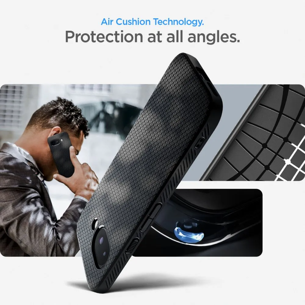 Google Pixel 9A dėklas Juoda SPIGEN LIQUID AIR