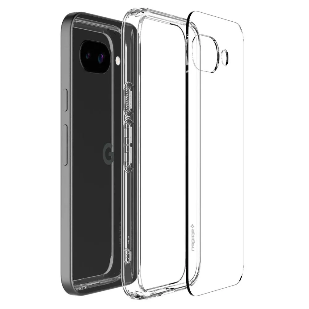 Google Pixel 9A dėklas skaidrus SPIGEN ULTRA HYBRID