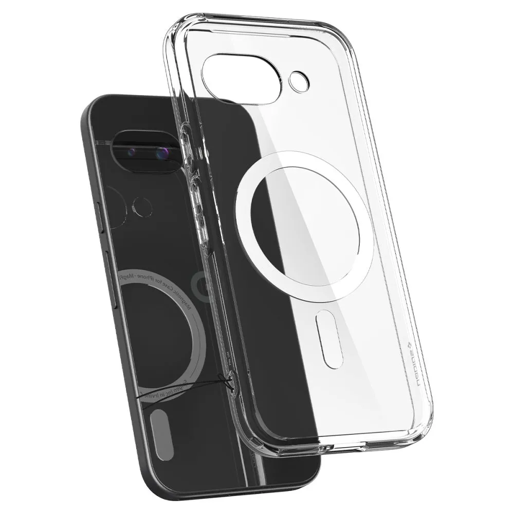 Google Pixel 9A dėklas skaidrus SPIGEN ULTRA HYBRID MAG MAGSAFE
