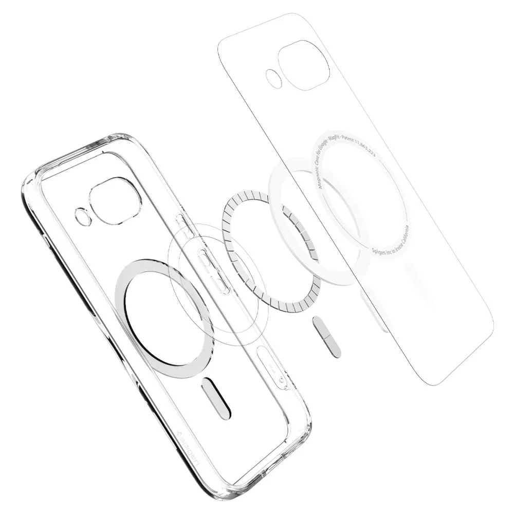 Google Pixel 9A dėklas skaidrus SPIGEN ULTRA HYBRID MAG MAGSAFE