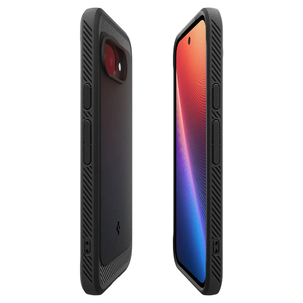 Google Pixel 9A dėklas Juoda SPIGEN RUGGED ARMOR MAG MAGSAFE