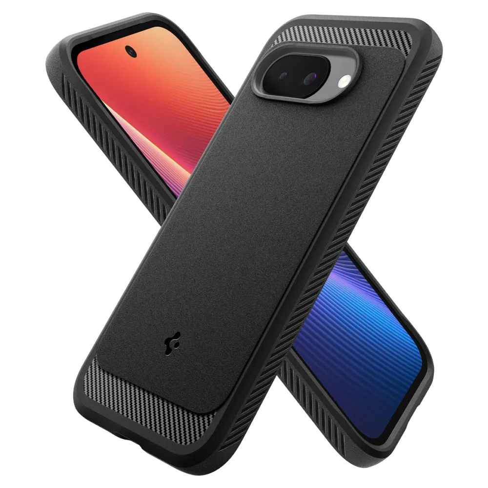 Google Pixel 9A dėklas Juoda SPIGEN RUGGED ARMOR MAG MAGSAFE
