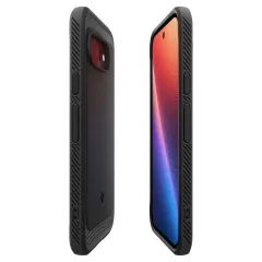 Google Pixel 9A dėklas Juoda SPIGEN RUGGED ARMOR MAG MAGSAFE