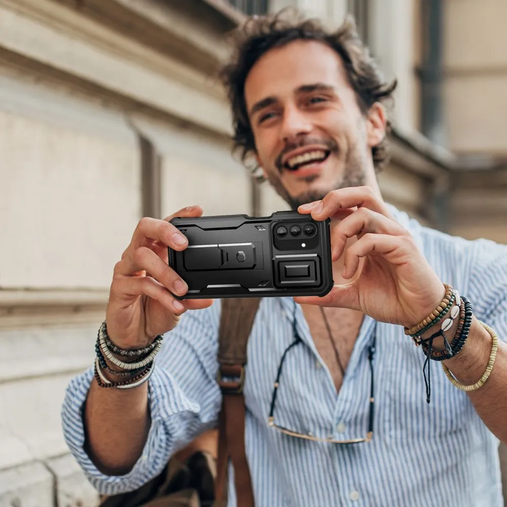 Samsung Galaxy A26 5G vāciņš melns TECH-PROTECT KEVLAR CAM+