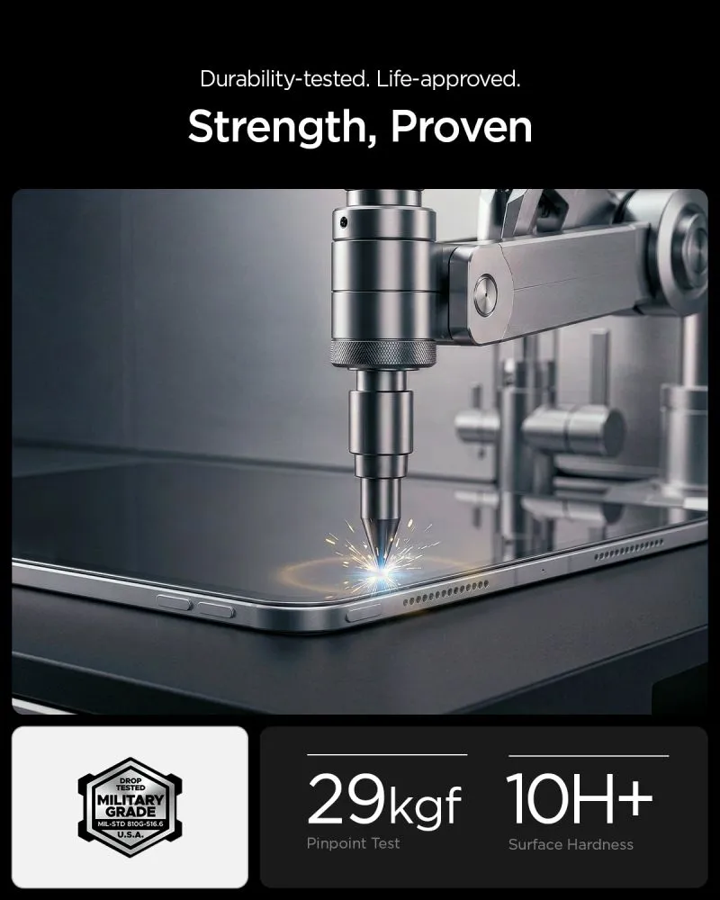 Apple iPad 11 (2025) Tahvelarvuti ekraanikaitse SPIGEN ALM GLAS.TR T