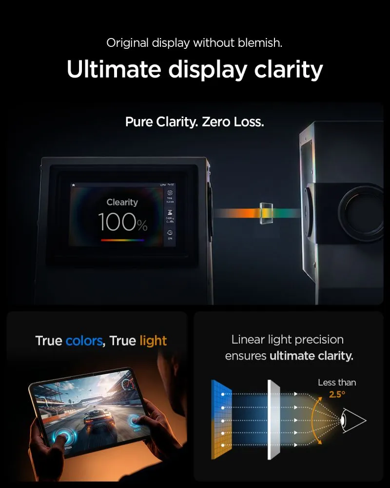 Apple iPad 11 (2025) Tahvelarvuti ekraanikaitse SPIGEN ALM GLAS.TR T