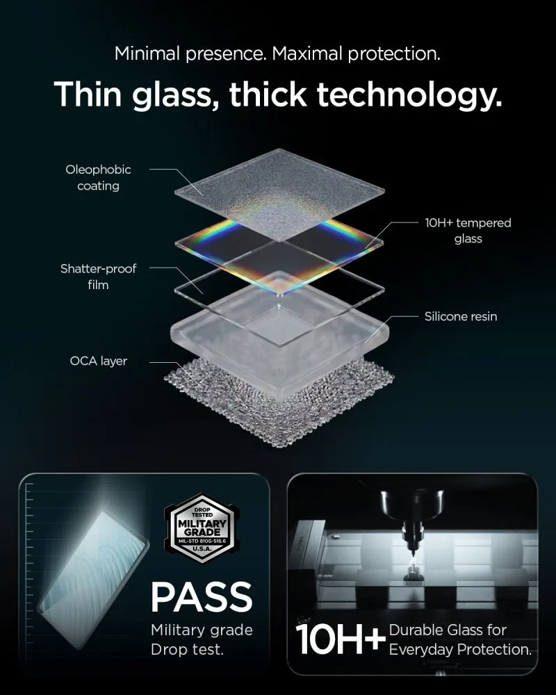 Apple iPad 11 (2025) Tahvelarvuti ekraanikaitse SPIGEN ALM GLAS.TR T