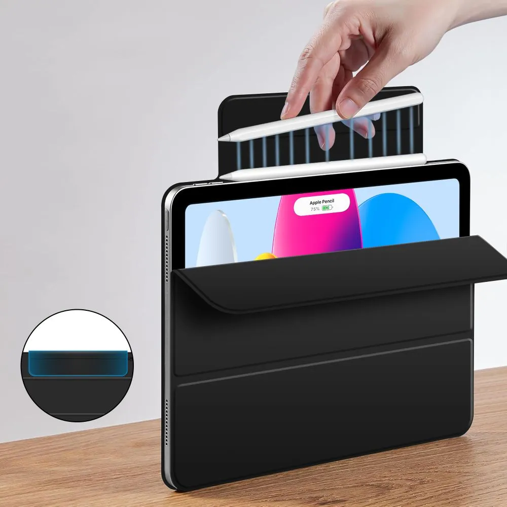 Apple iPad 11 (2025) tablet suojakuori, suojakotelo musta TECH-PROTECT SMARTCASE MAGNETIC
