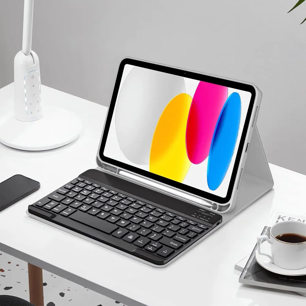 Apple iPad 11 (2025) tahvelarvuti ümbris hall TECH-PROTECT SC PEN + KEYBOARD