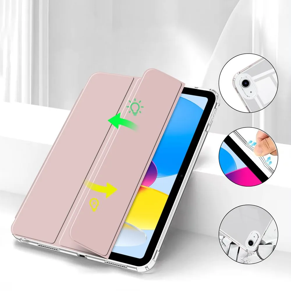 Apple iPad 11 (2025) чехол для планшетa розовый TECH-PROTECT SC PEN HYBRID