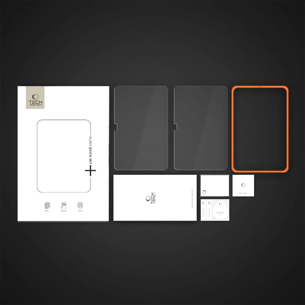 Apple iPad 11 (2025) tablet skärmskydd TECH-PROTECT EASY SET+ 2-PACK