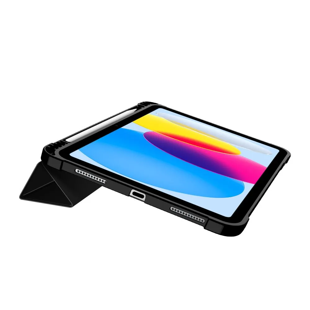 Apple iPad 11 (2025) tablet suojakuori, suojakotelo musta TECH-PROTECT SC PEN ORIGAMI