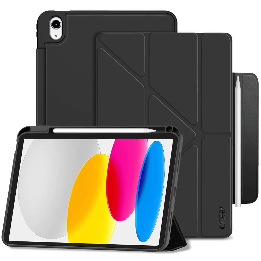 Apple iPad 11 (2025) Planšetes maciņš melns TECH-PROTECT SC PEN ORIGAMI