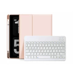 Apple iPad 11 (2025) чехол для планшетa розовый TECH-PROTECT SC PEN + KEYBOARD