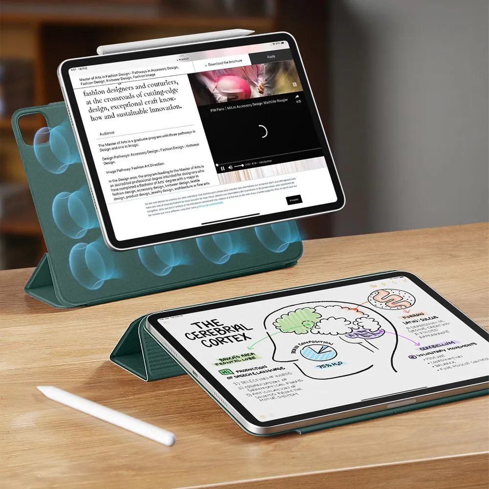 Apple iPad Air 13 (2025) Planšetės dėklas žalia ESR REBOUND MAGNETIC