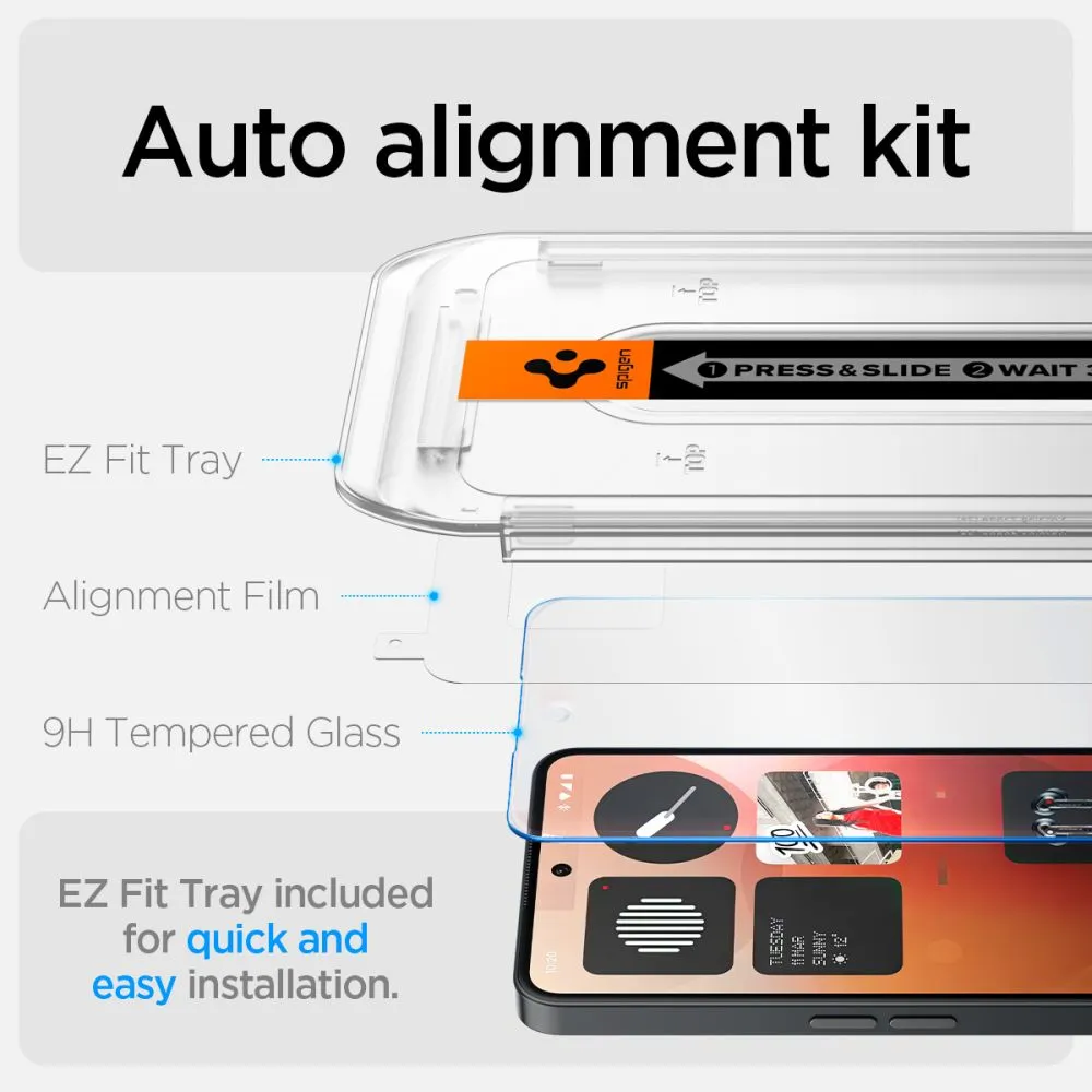 Nothing  panssarilasi SPIGEN GLAS.TR ”EZ FIT” Phone (3A) Pro