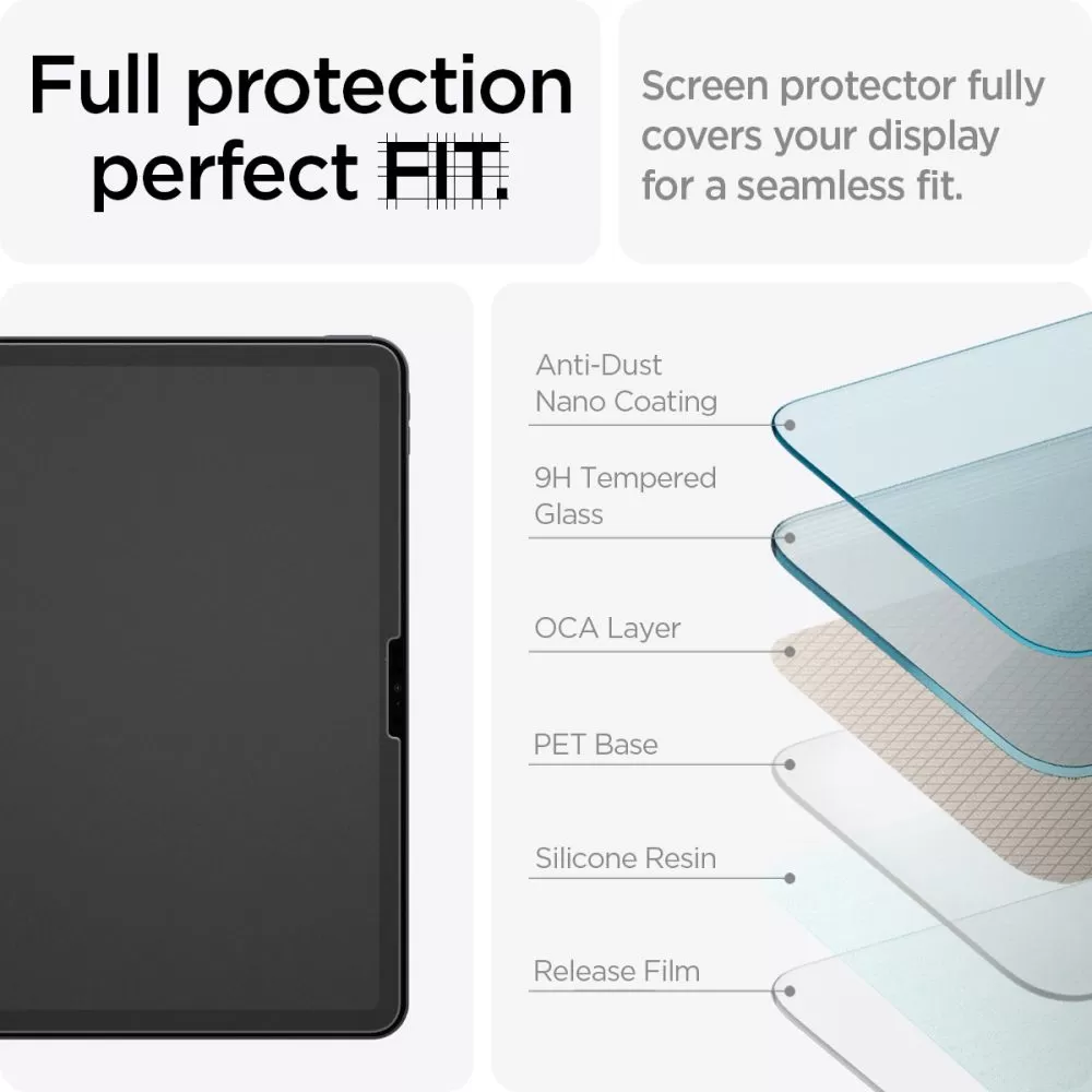 Apple iPad Air 11 7th Gen (2025) planšetės apsauginis stiklas  SPIGEN PAPER TOUCH