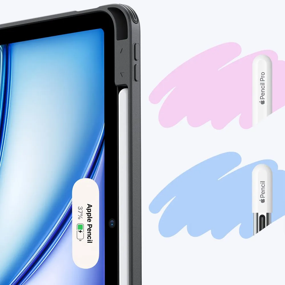 Apple iPad Air 11 7th Gen (2025) maciņš melns ESR FLIP HYBRID
