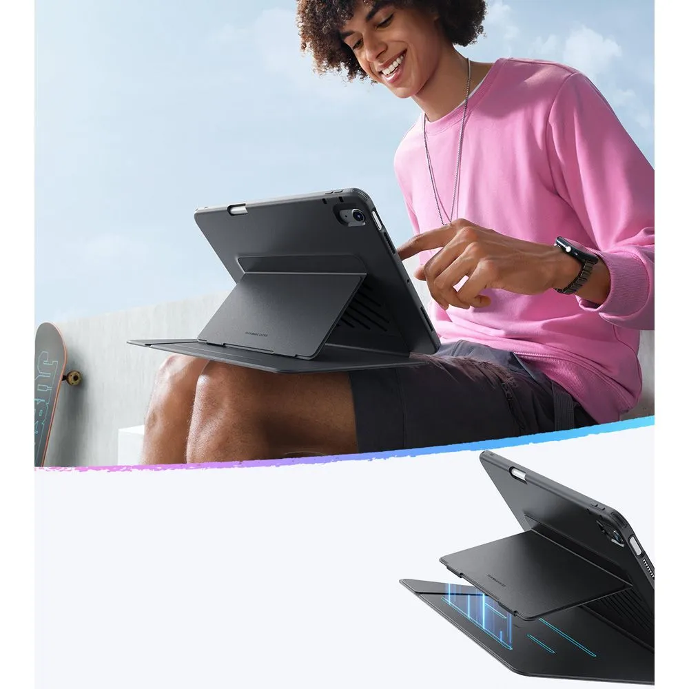 Apple iPad Air 11 7th Gen (2025) maciņš melns ESR FLIP HYBRID