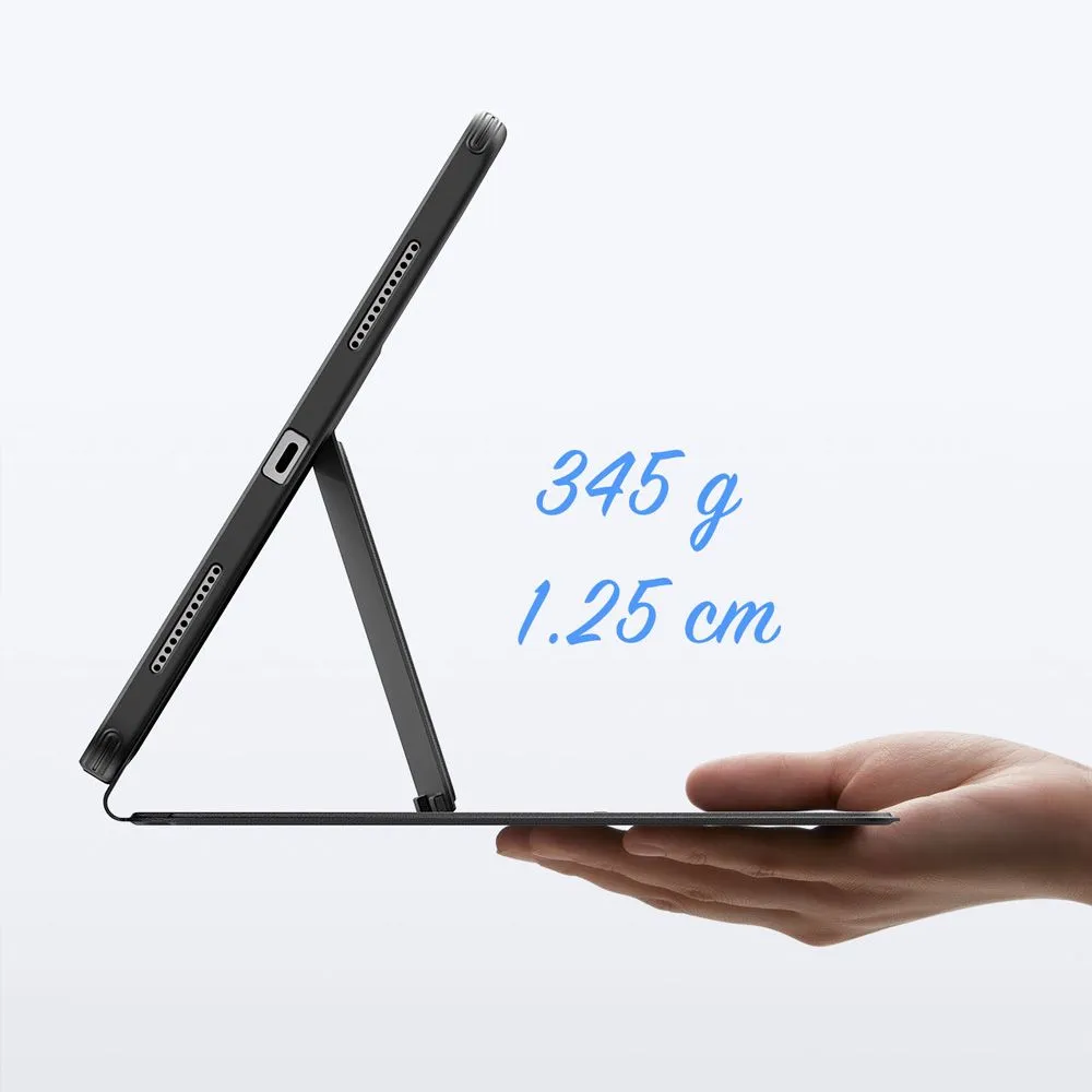 Apple iPad Air 11 7th Gen (2025) maciņš melns ESR FLIP HYBRID
