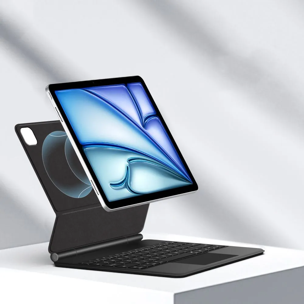 Apple iPad Air 11 7th Gen (2025) Planšetės dėklas Juoda TECH-PROTECT SMARTCASE MAGNETIC + KEYBOARD