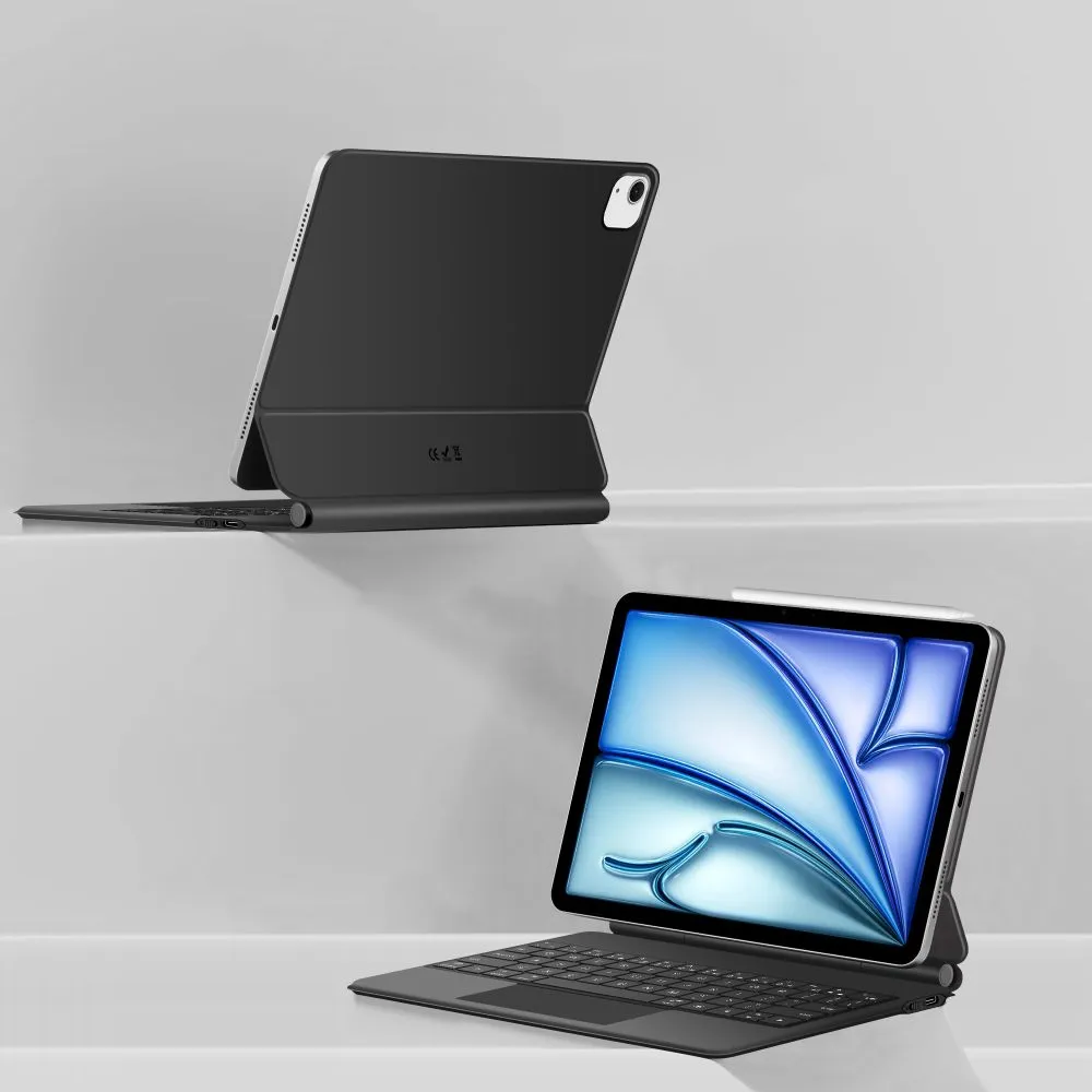 Apple iPad Air 11 7th Gen (2025) Planšetės dėklas Juoda TECH-PROTECT SMARTCASE MAGNETIC + KEYBOARD