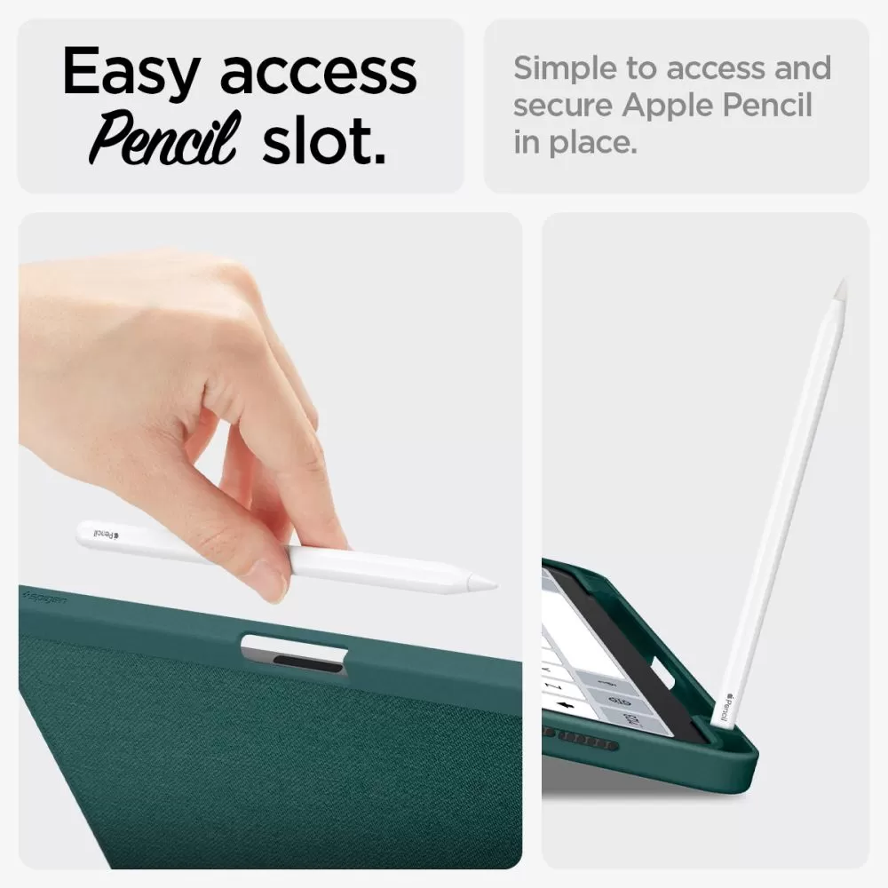 Apple iPad Air 11 7th Gen (2025) maciņš zaļš SPIGEN URBAN FIT