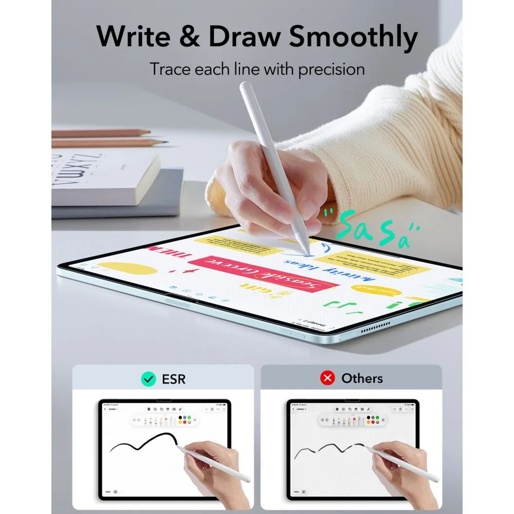 Apple iPad Air 11 7th Gen (2025) Planšetės ekrano apsauga ESR PAPER FEEL 2-PACK