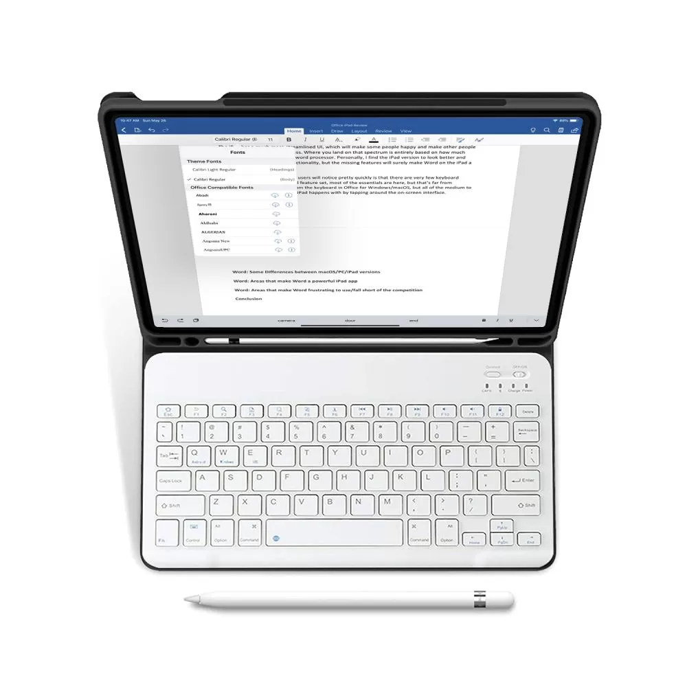 Apple iPad Air 11 7th Gen (2025) maciņš melns TECH-PROTECT SC PEN + KEYBOARD