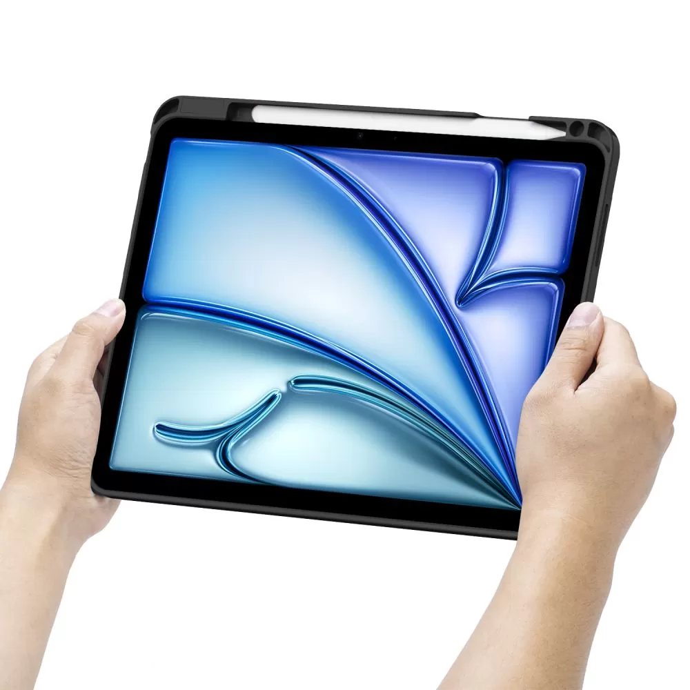 Apple iPad Air 11 7th Gen (2025) maciņš melns TECH-PROTECT SCMAG PEN + KEYBOARD
