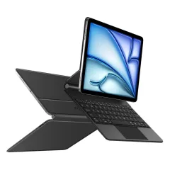 Apple iPad Air 11 7th Gen (2025) Planšetės dėklas Juoda TECH-PROTECT SMARTCASE MAGNETIC + KEYBOARD