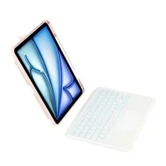 Apple iPad Air 11 7th Gen (2025) Planšetės dėklas rožinis TECH-PROTECT SCMAG PEN + KEYBOARD