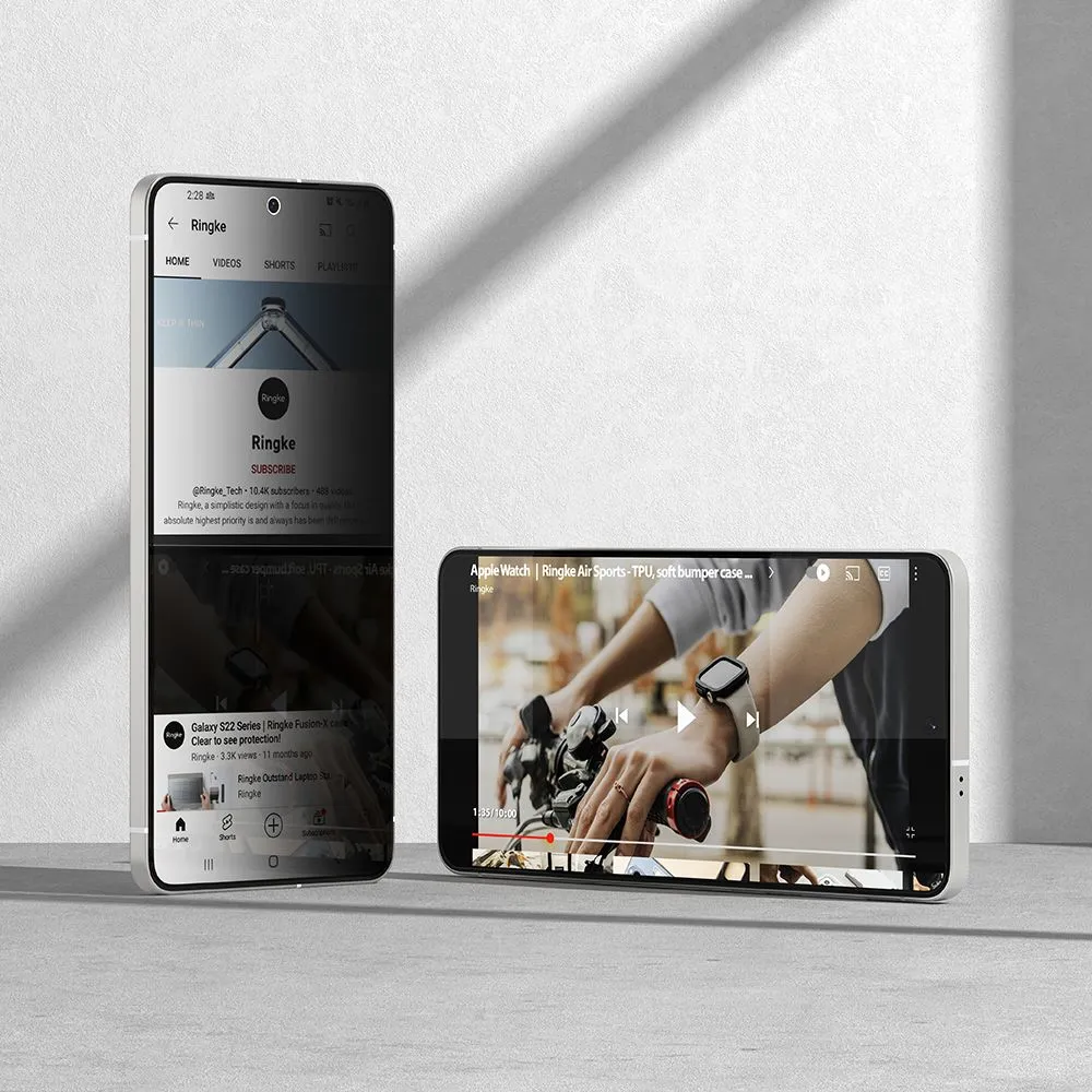 Samsung Galaxy S25 Edge panssarilasi  RINGKE EASY SLIDE 2-PACK PRIVACY