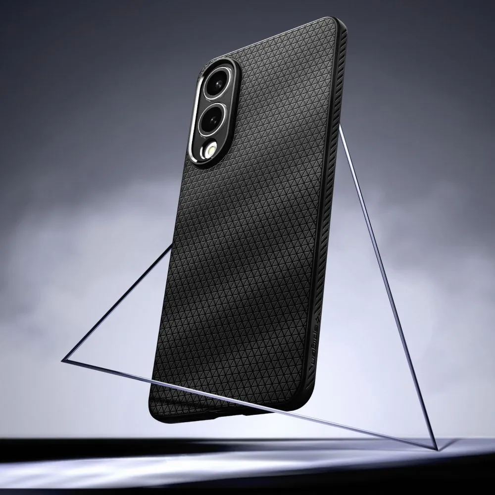 Samsung Galaxy S25 Edge suojakuori musta SPIGEN LIQUID AIR