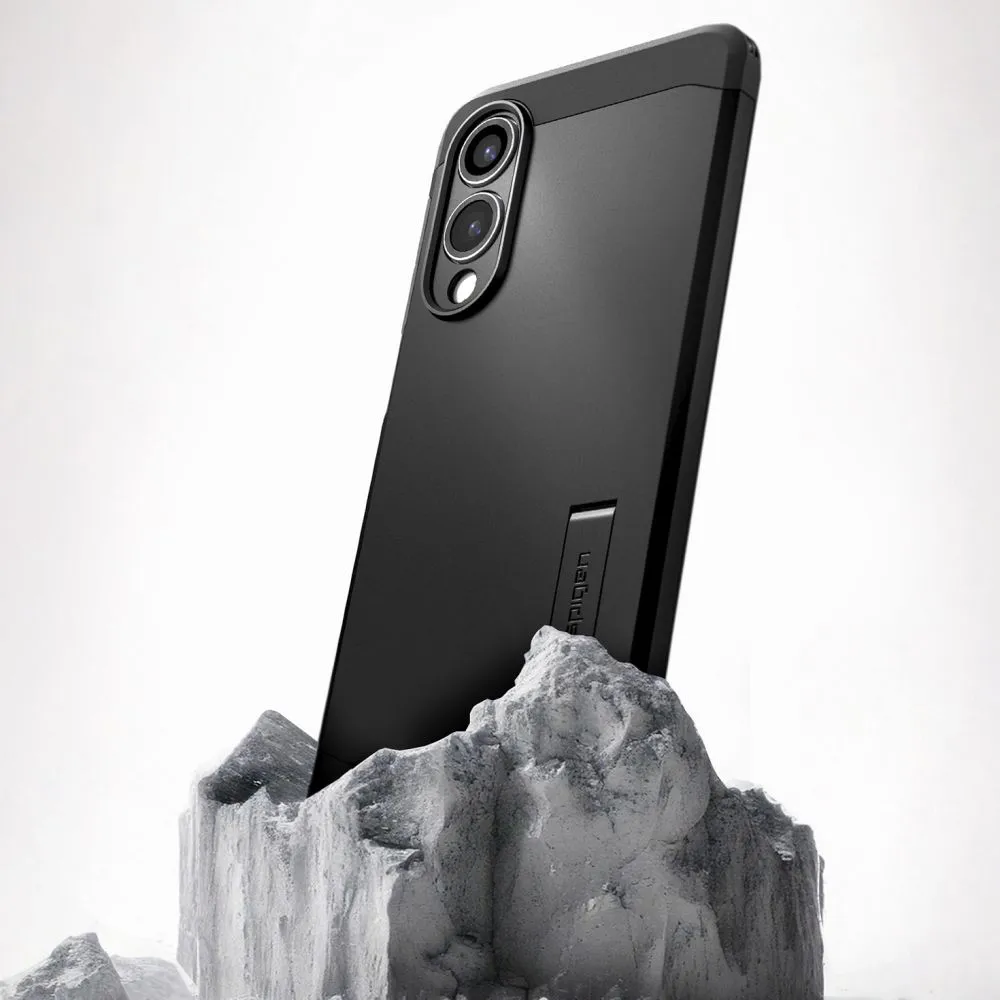 Samsung Galaxy S25 Edge skal svart SPIGEN TOUGH ARMOR MAGSAFE