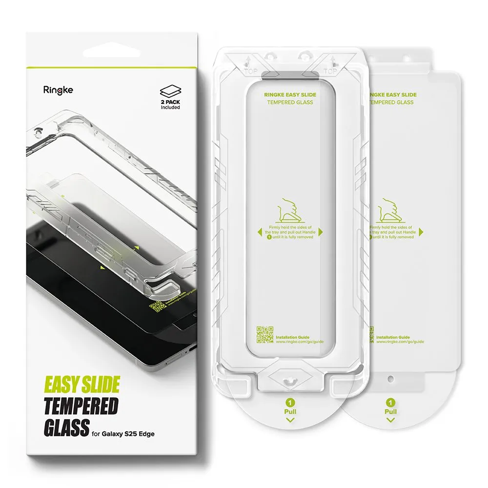 Samsung Galaxy S25 Edge Tempered glass RINGKE EASY SLIDE 2-PACK