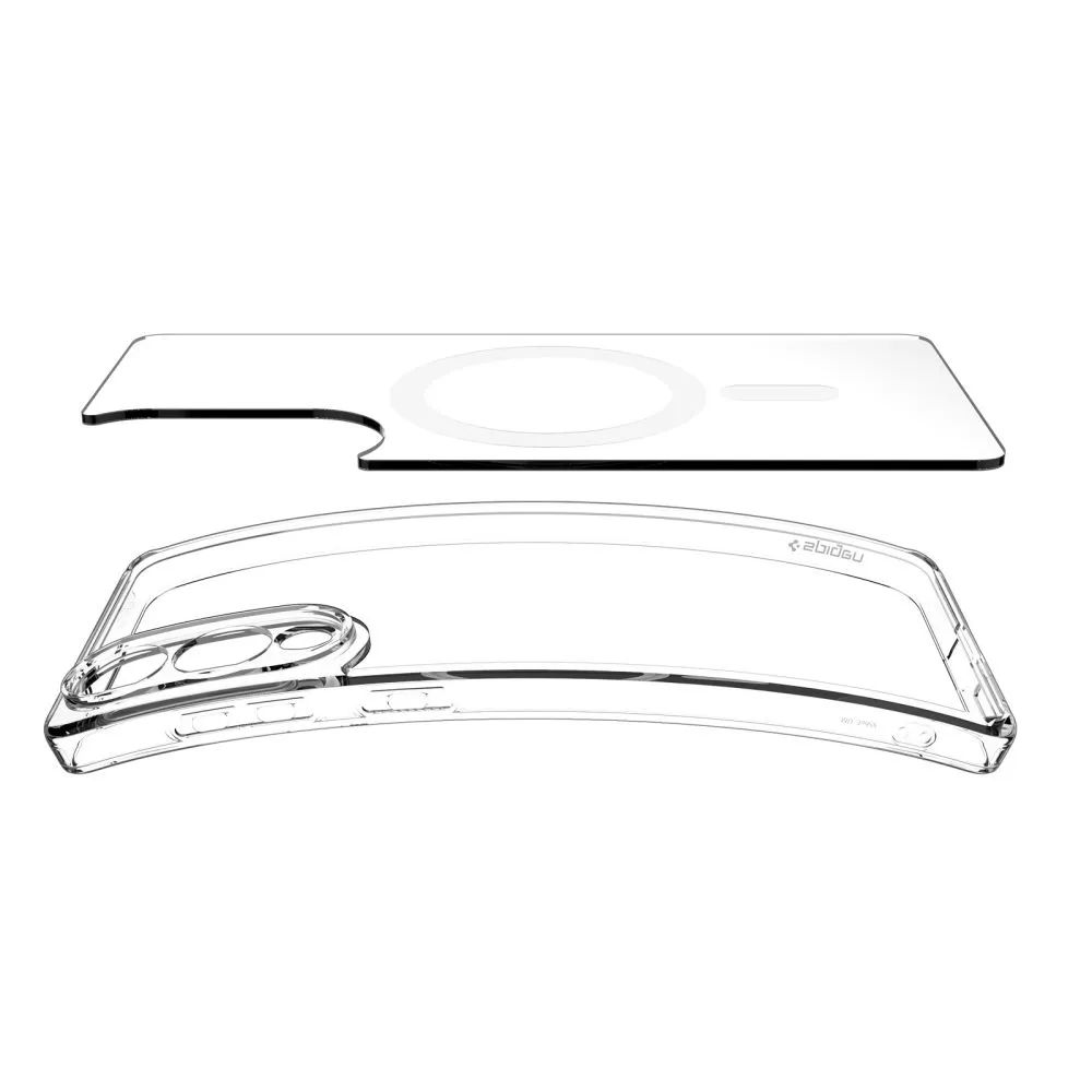 Samsung Galaxy S25 Edge vāciņš caurspīdīgs SPIGEN ULTRA HYBRID MAG MAGSAFE