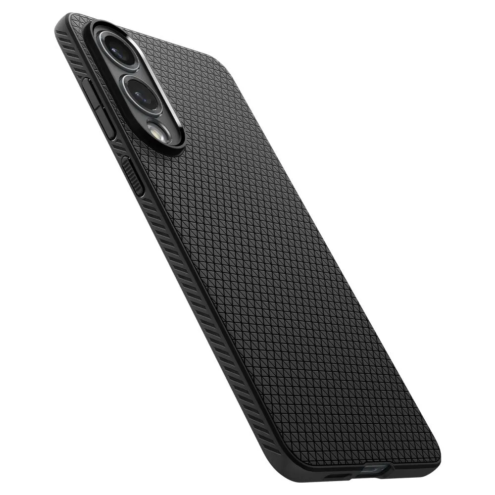 Samsung Galaxy S25 Edge suojakuori musta SPIGEN LIQUID AIR