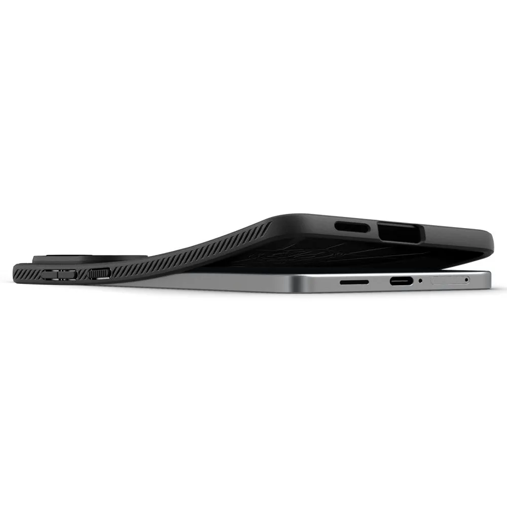 Samsung Galaxy S25 Edge suojakuori musta SPIGEN LIQUID AIR