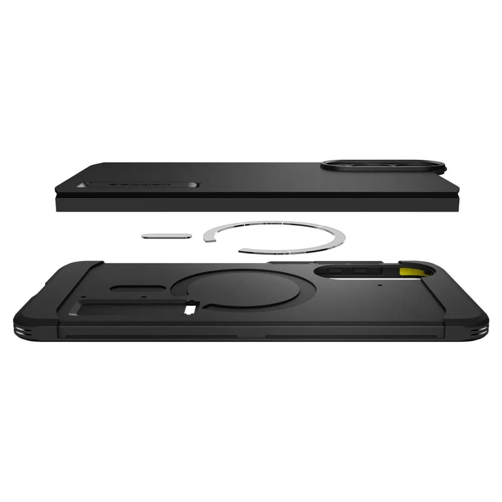 Samsung Galaxy S25 Edge skal svart SPIGEN TOUGH ARMOR MAGSAFE