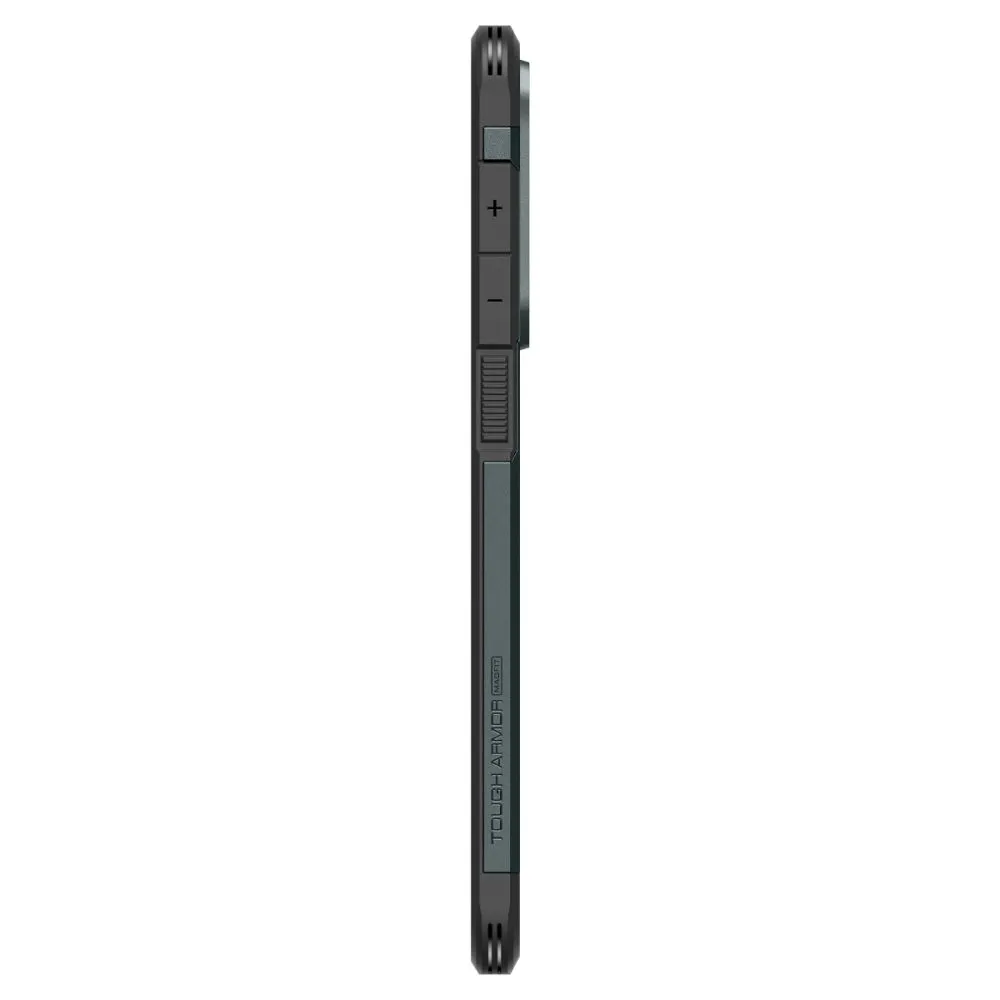 Samsung Galaxy S25 Edge case green SPIGEN TOUGH ARMOR MAGSAFE