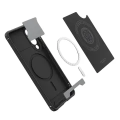 Samsung Galaxy S25 Edge suojakuori musta SPIGEN CORE ARMOR MAG MAGSAFE